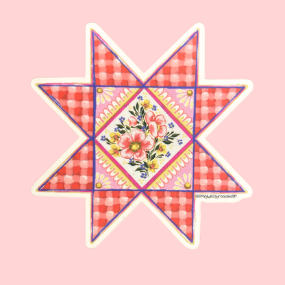 Marigold Quilt Sticker