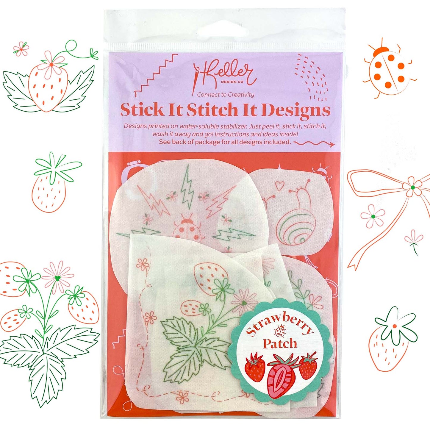 Stick It Stitch It Patterns Strawberry Patch