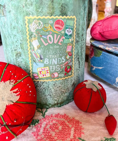 Love is The Thread Sticker