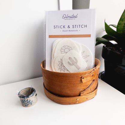 Desert Botanicals Embroidery Stick and Stitch Pattern
