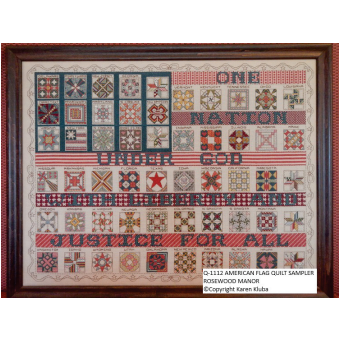 American Flag Quilt Sampler - Revised Pattern