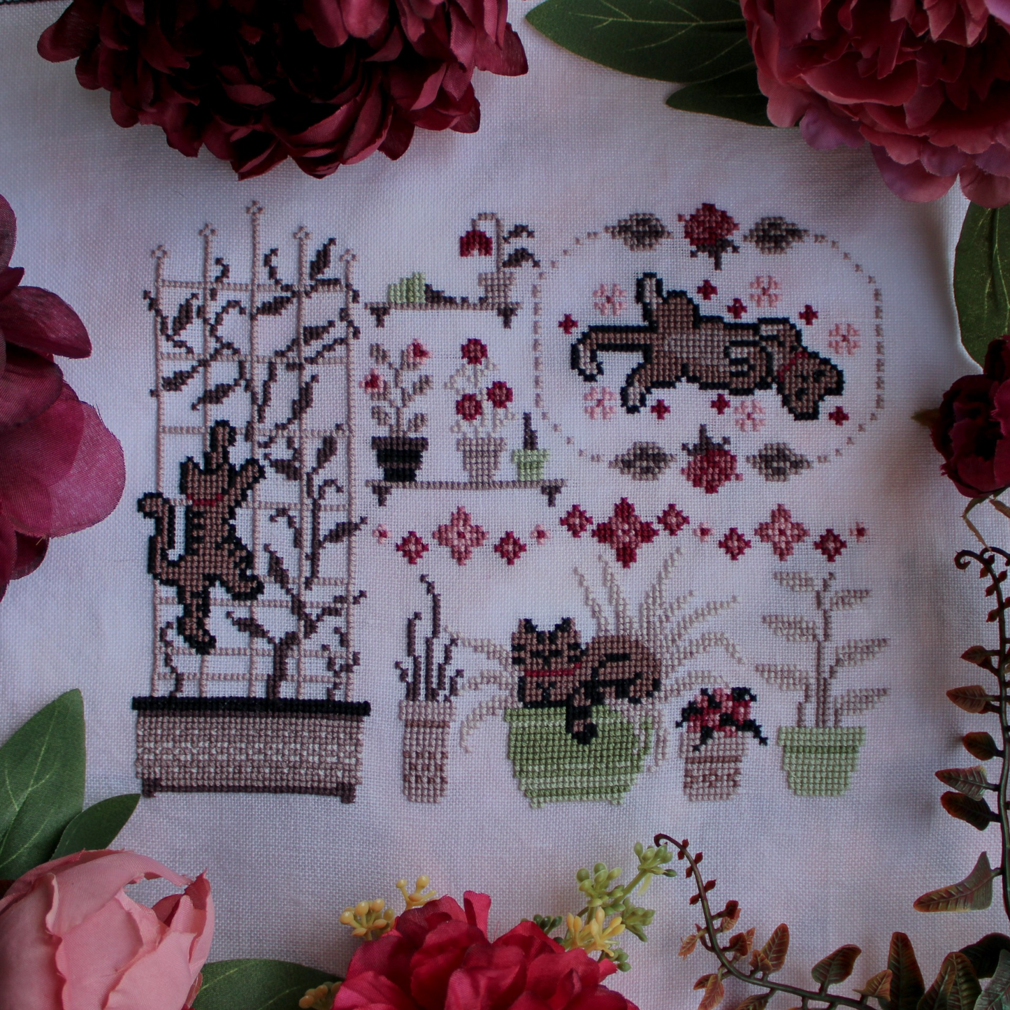 Mischief in the Garden Pattern