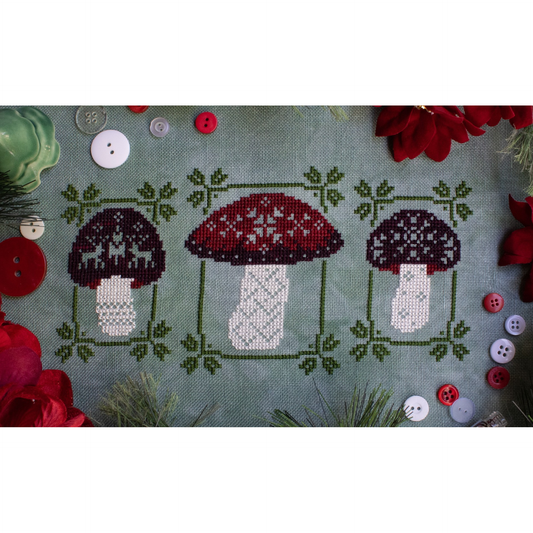 Festive Fungi Pattern