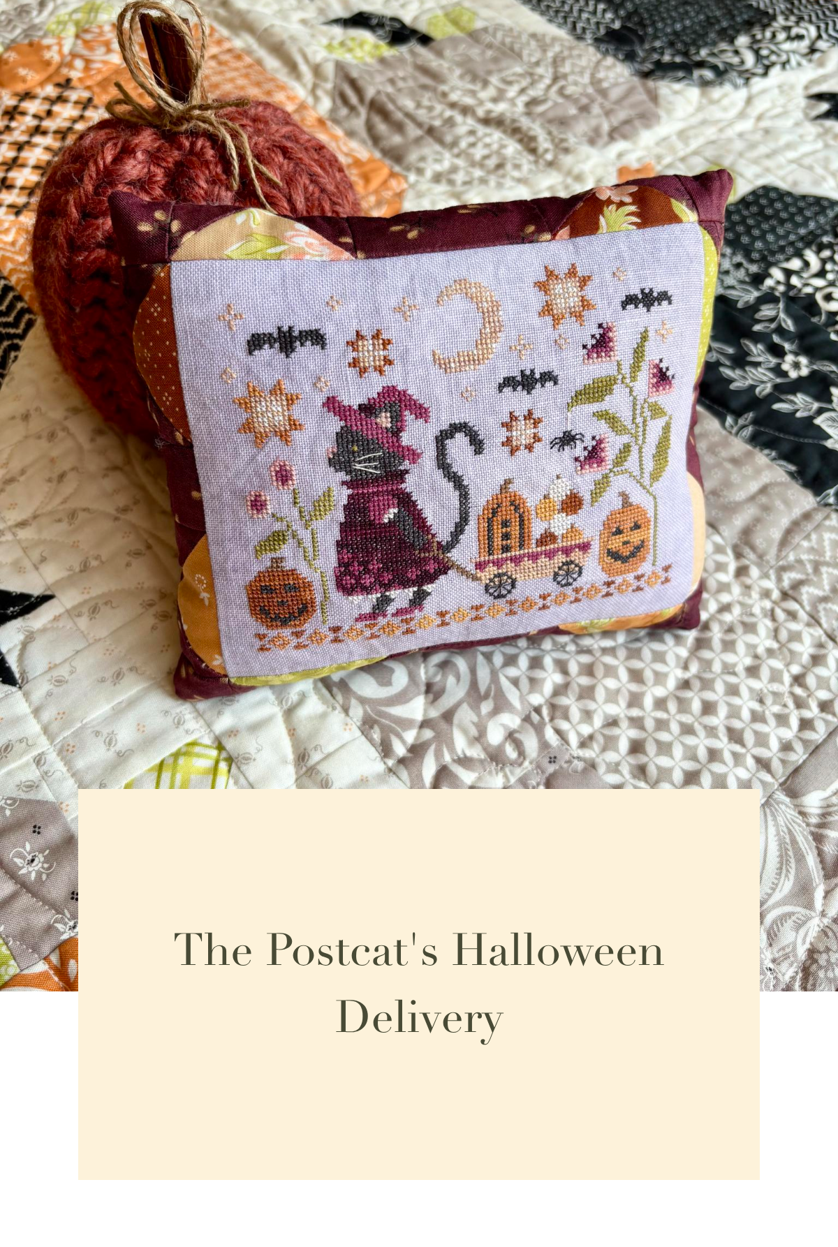The Postcat's Halloween Delivery Pattern