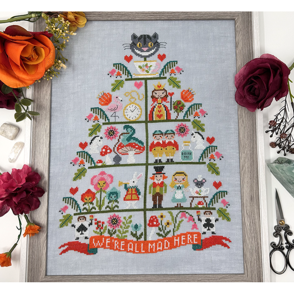 Alice in Wonderland Tree Pattern