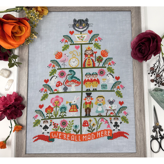 Alice in Wonderland Tree Pattern