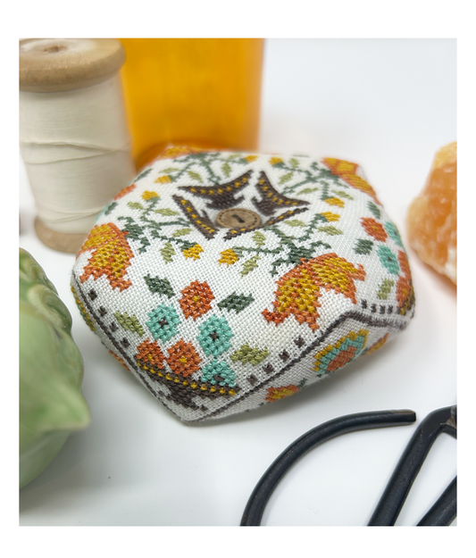 Fall Prim Biscornu Pattern