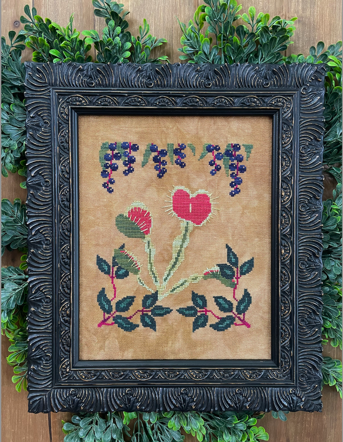Botanical Study No. 2 - Venus Fly Trap Pattern