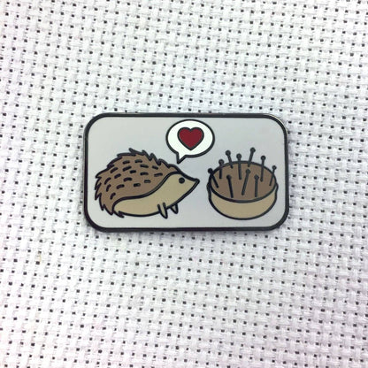 Hedgehog Pincushion Love Needle Minder