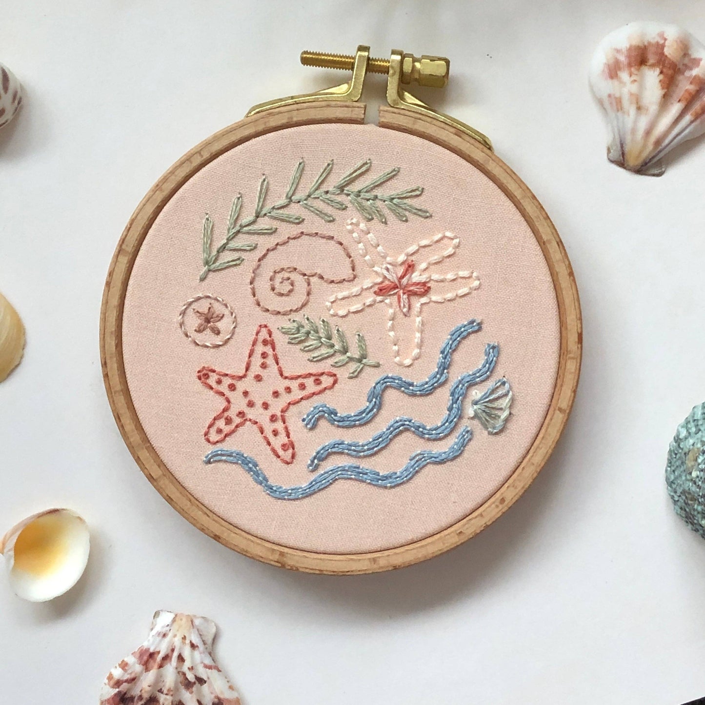 Seaside Treasures Beach Embroidery Kit