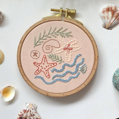 Seaside Treasures Beach Embroidery Kit