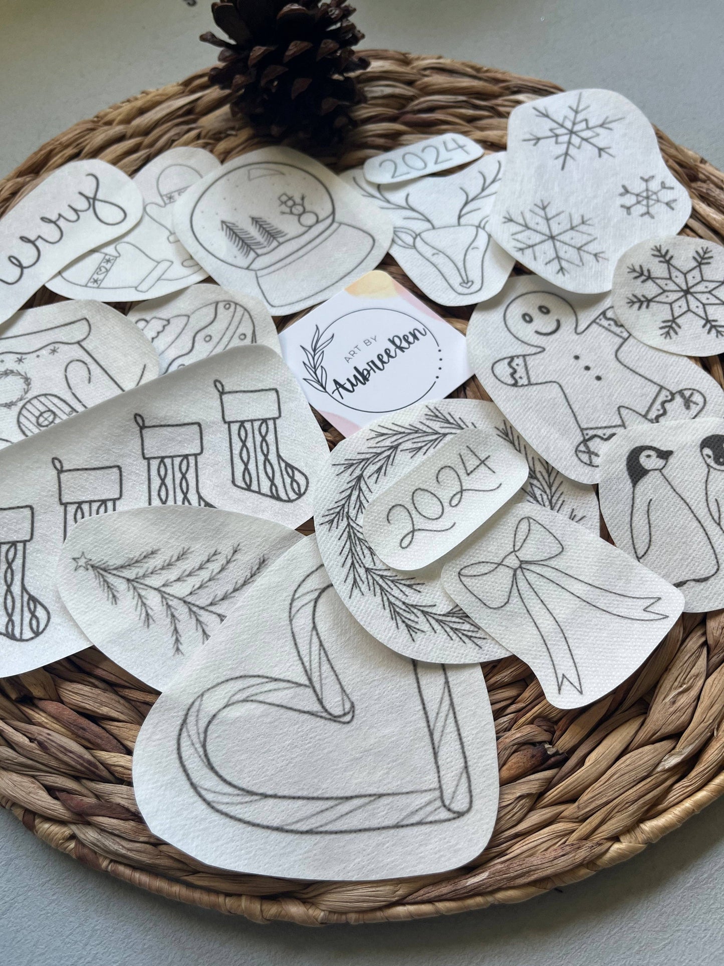 Stick and Stitch Embroidery Peel and Stick Holiday Mega