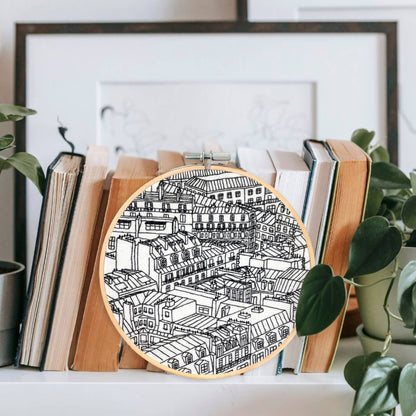 Rooftops of Paris Embroidery Kit