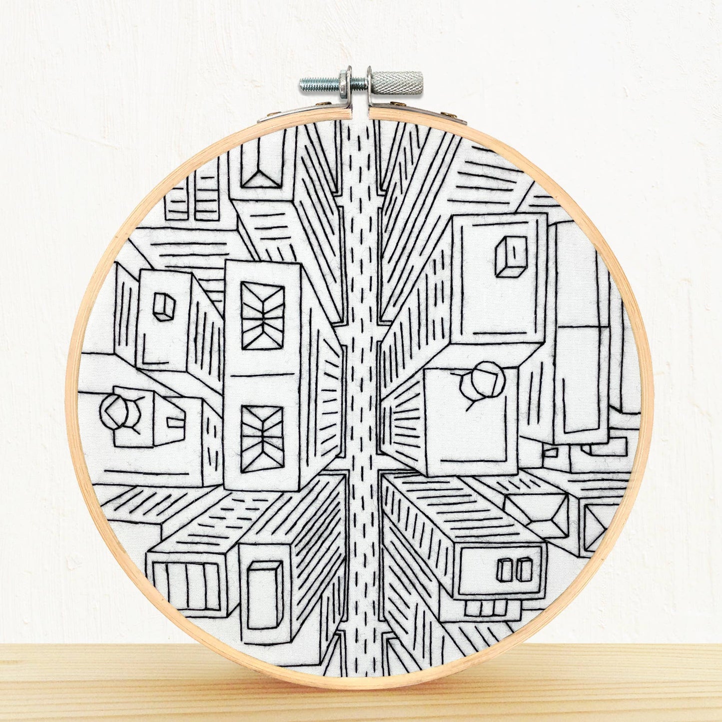 Bird's Eye View NYC Embroidery Kit