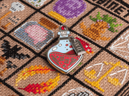 Rode Toverdrank Fles Needle Minder