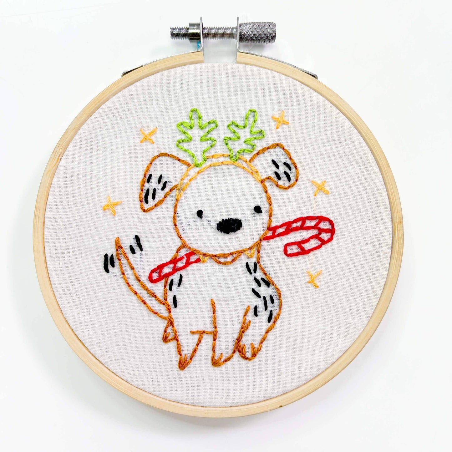 Christmas Puppy Embroidery Kit