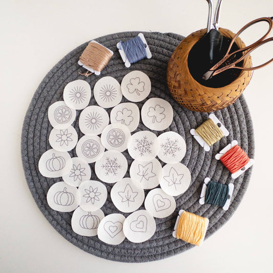Mini Stick and Stitch Embroidery Sampler Pattern