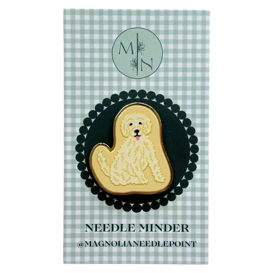 Blonde Doodle Poodle Needle Minder