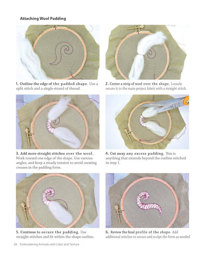 Embroidering Animals with Color and Texture: 25 Cute Critters