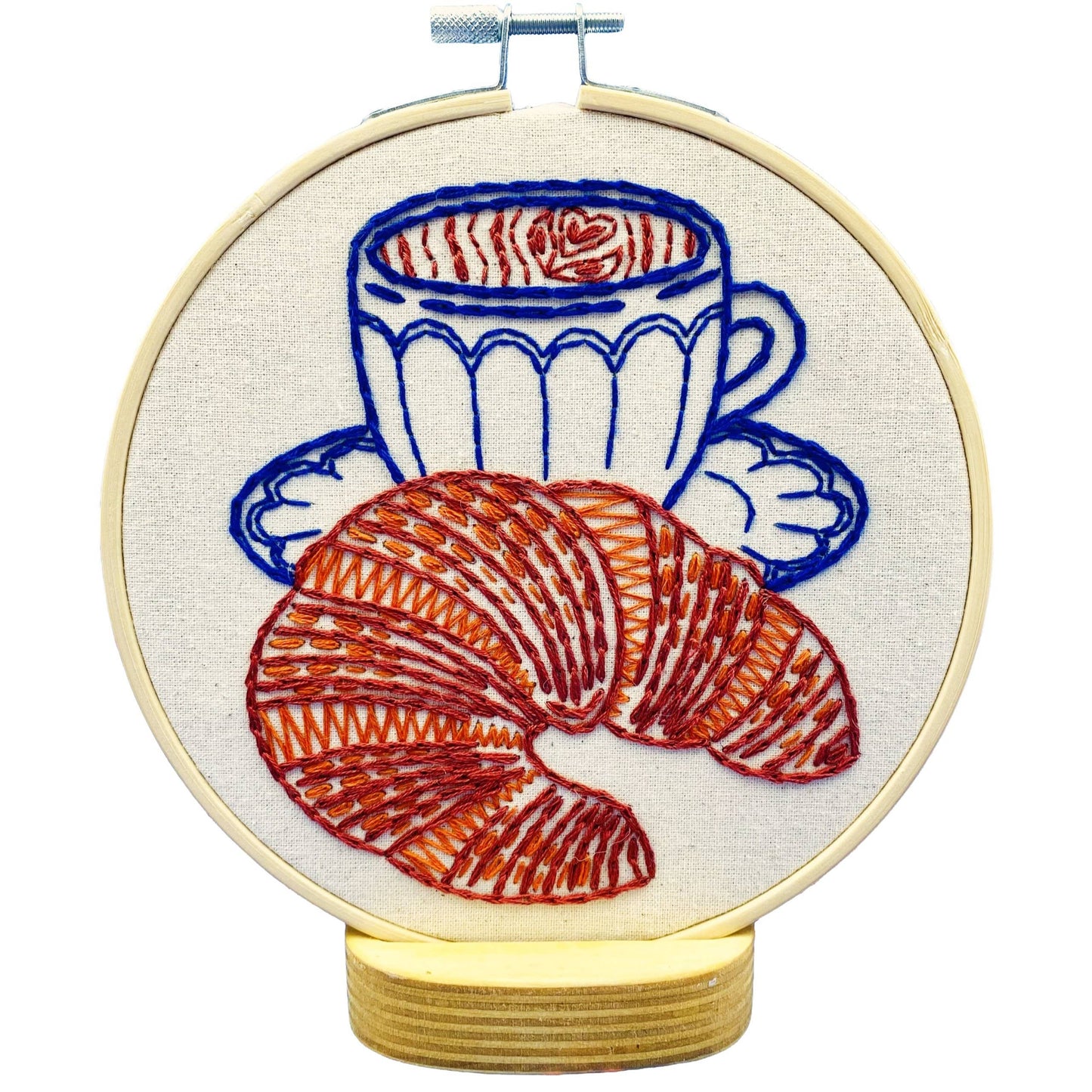Croissant Embroidery Kit
