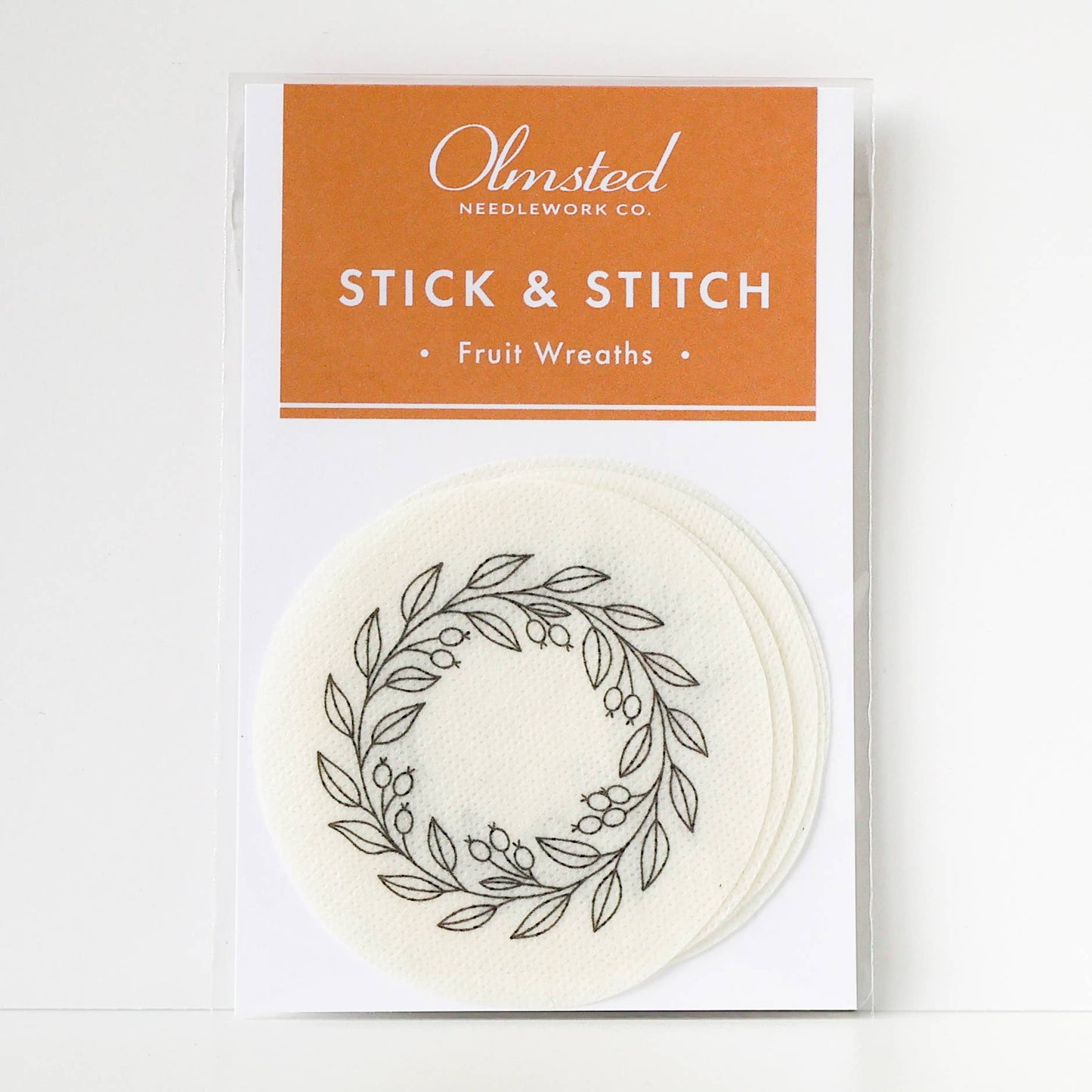 Fruit Wreaths Stick and Stitch Embroidery