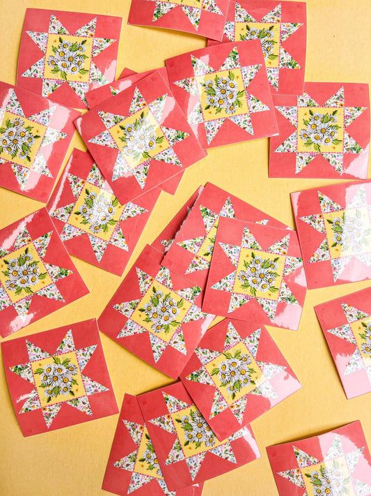 Quilt Square Sticker