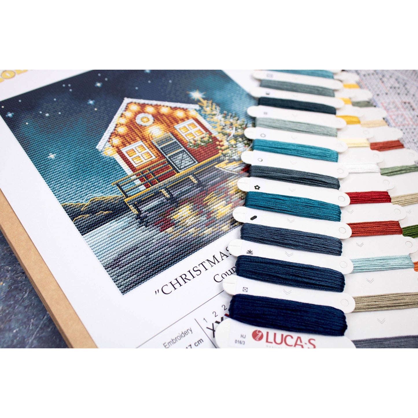 Christmas Night at The Pier Cross Stitch Kit
