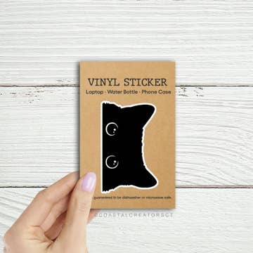 Black Cat Eyes Sticker