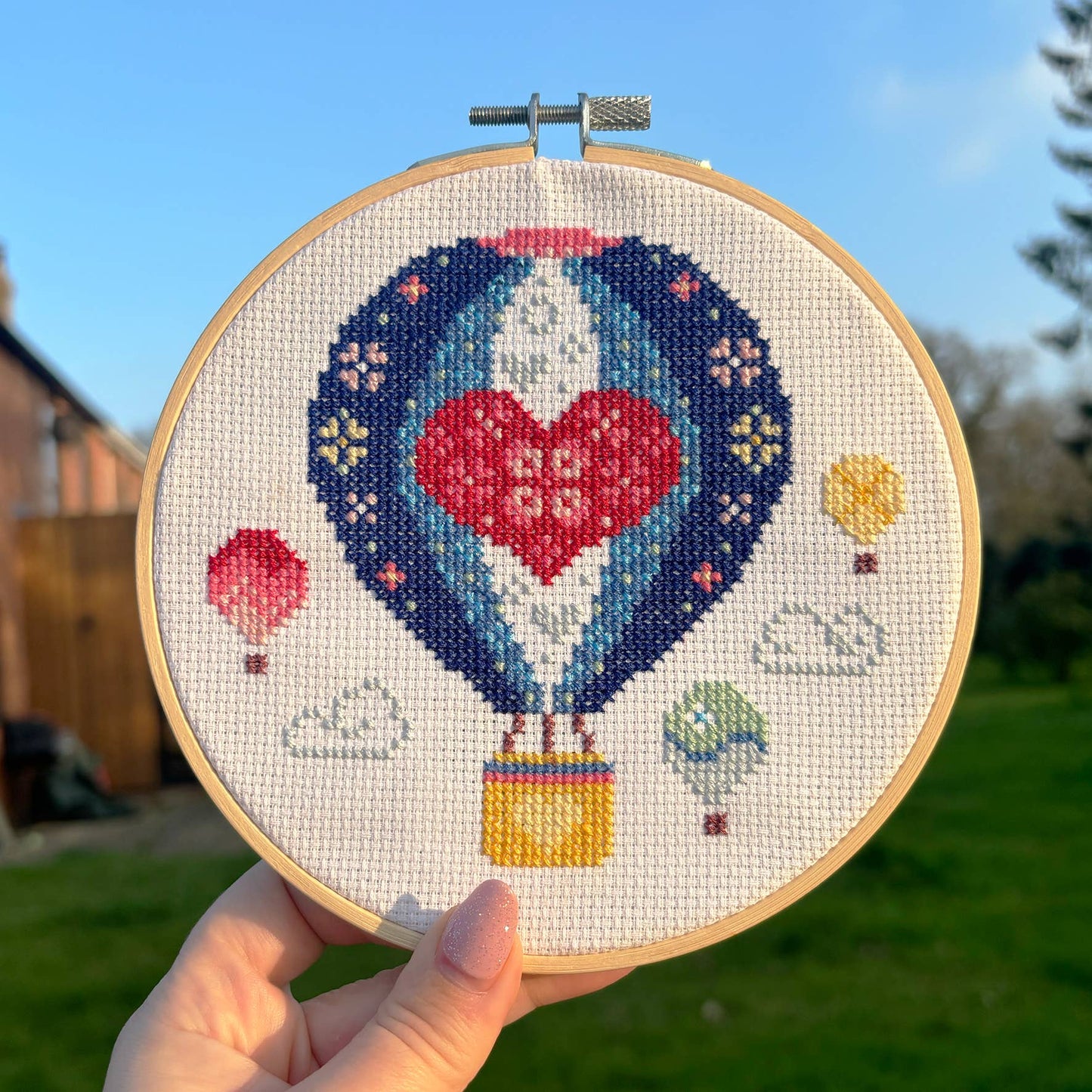 Balloon Fiesta Cross Stitch Kit