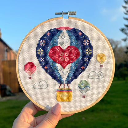 Balloon Fiesta Cross Stitch Kit