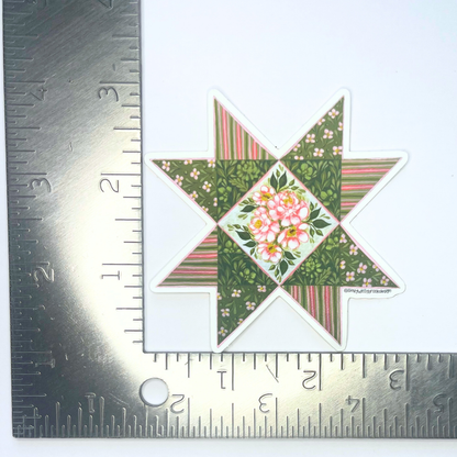 Fern Quilt Sticker