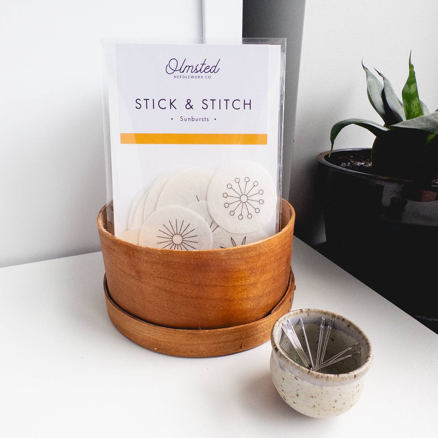 Sun Stick and Stitch Embroidery Pattern