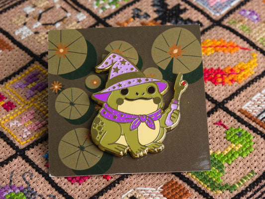 Kikker Tovenaar Needle Minder