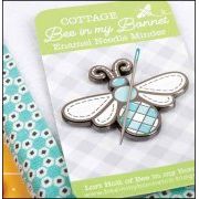 Cottage Bee Blue Needle Minder