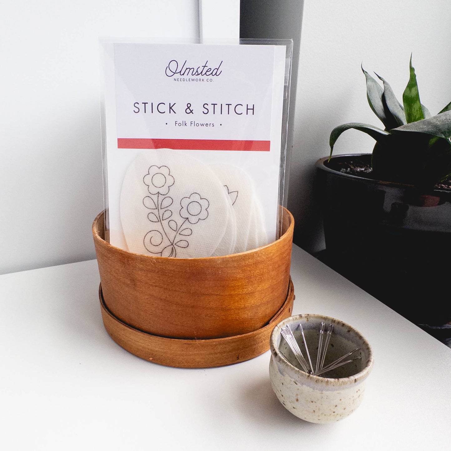 Folk Flowers Stick and Stitch Embroidery Designs