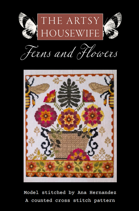 Ferns and Flowers Pattern