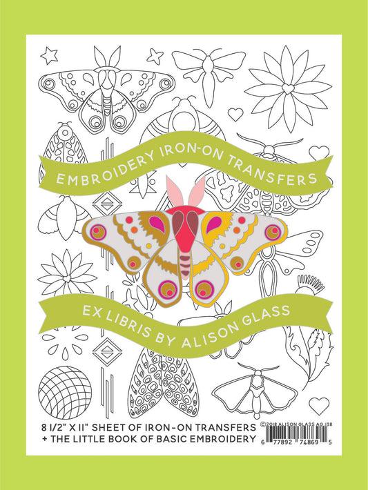 Little Embroidery Ex Libris Iron-On Transfer