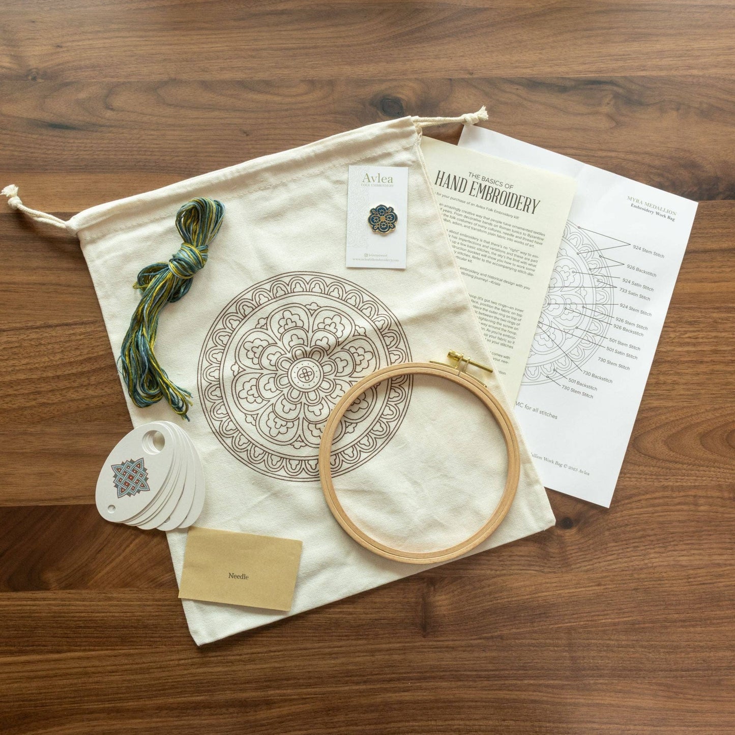 Myra Medallion Bag Embroidery Kit