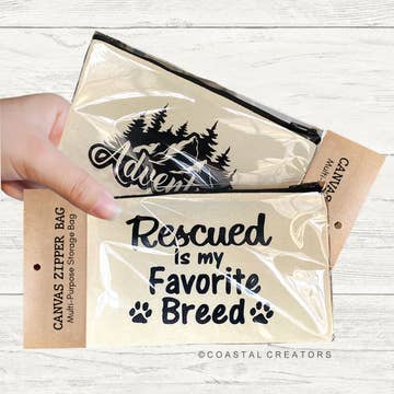 "Cat Ew People" Canvas Pouch