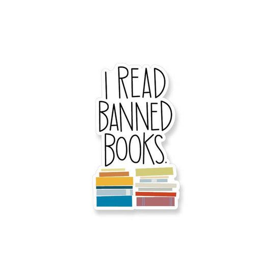 I Read Banned Books Sticker