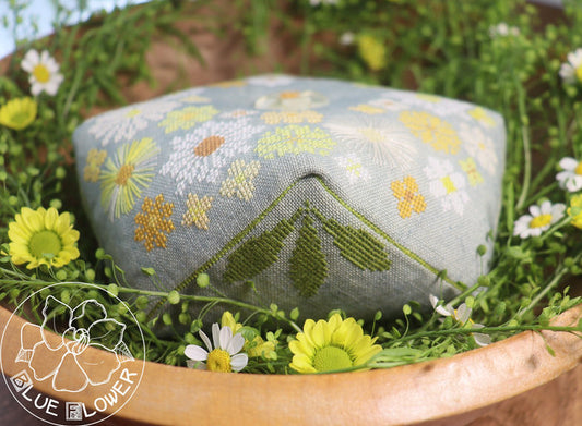 Daisy Crown Biscornu Pattern