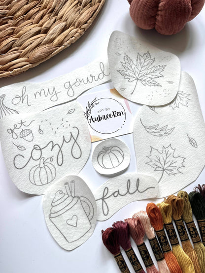 Stick and Stitch Embroidery Fall