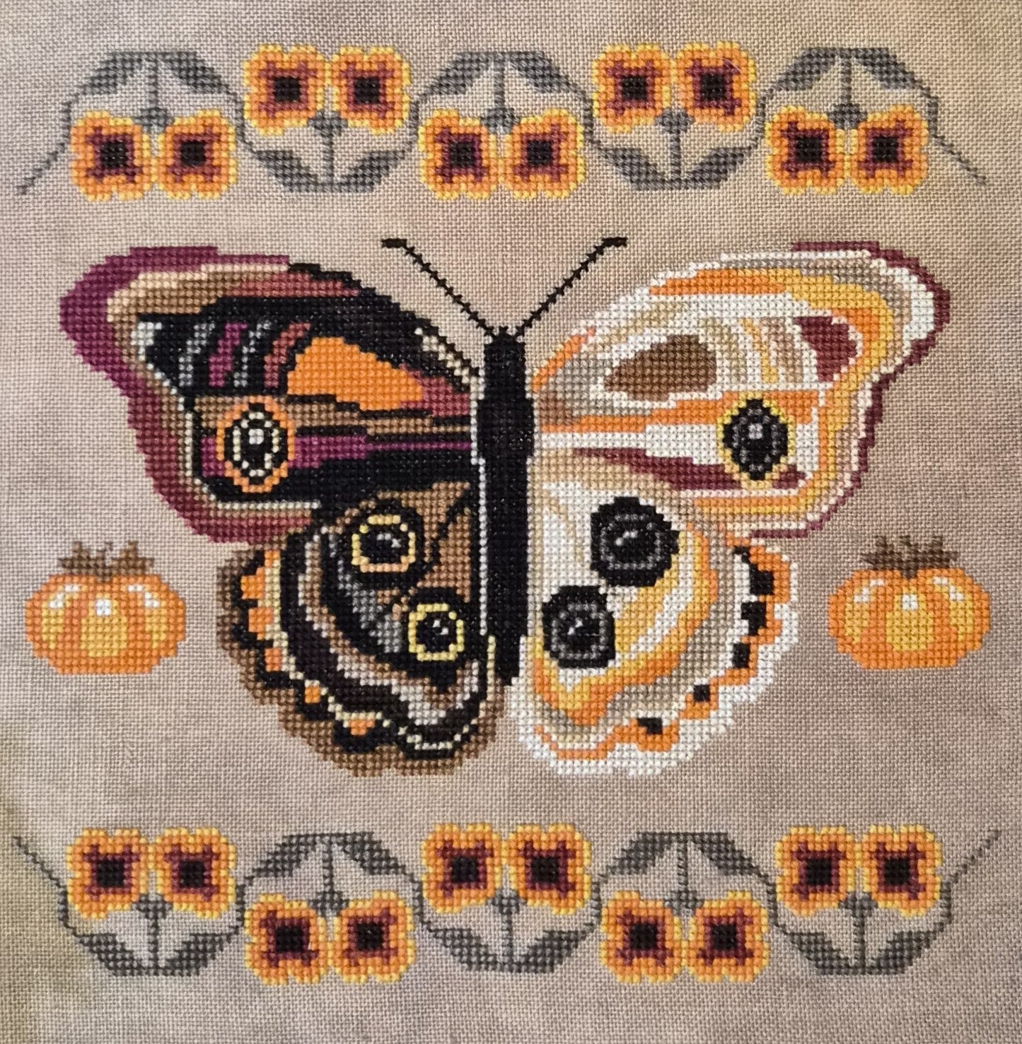 A Study In Persimmon Pattern