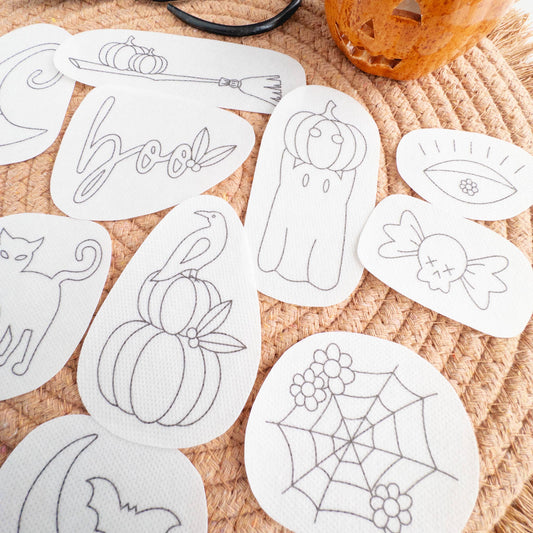 Stick & Stitch Halloween Embroidery Pattern