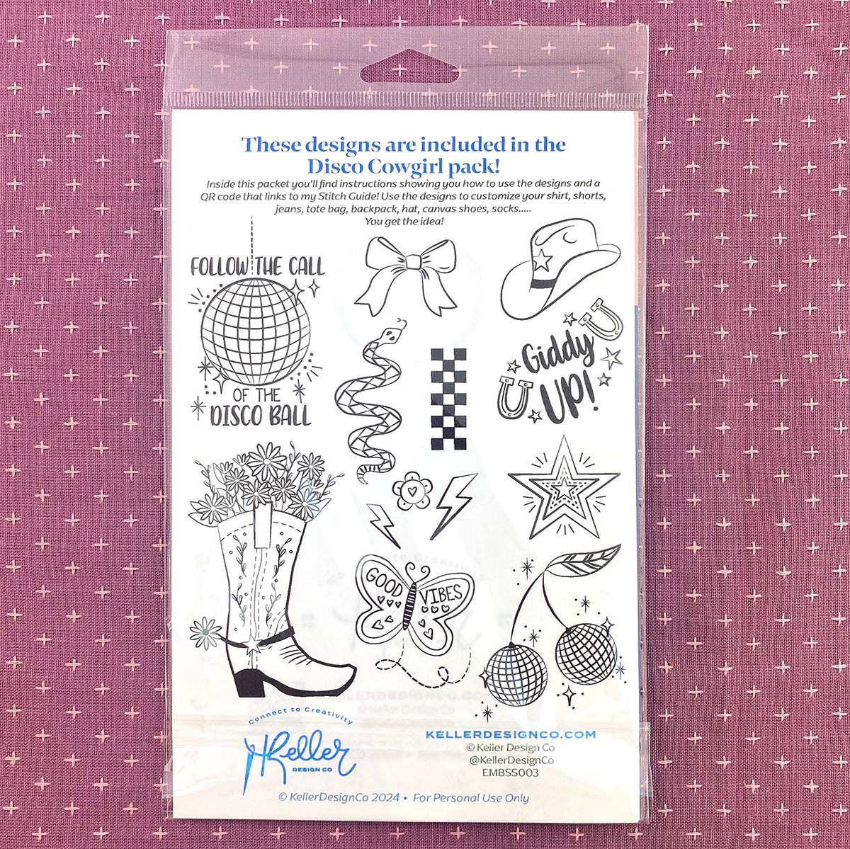 Stick It Stitch It Patterns Disco Cowgirl