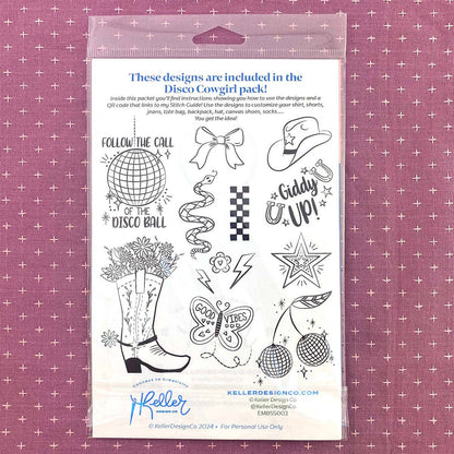 Stick It Stitch It Patterns Disco Cowgirl