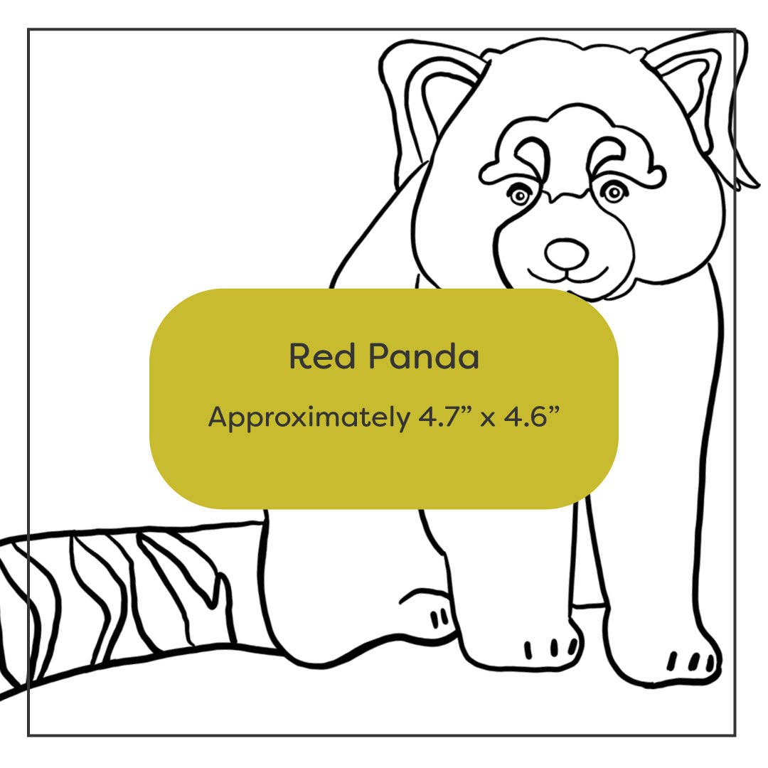 Wild Animal Stick-and-Stitch Pattern Pack #1
