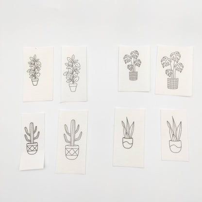 House Plant Stick & Stitch Hand Embroidery Patterns