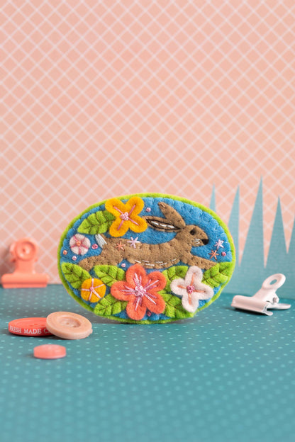 Hare Felt Craft Brooch Kit