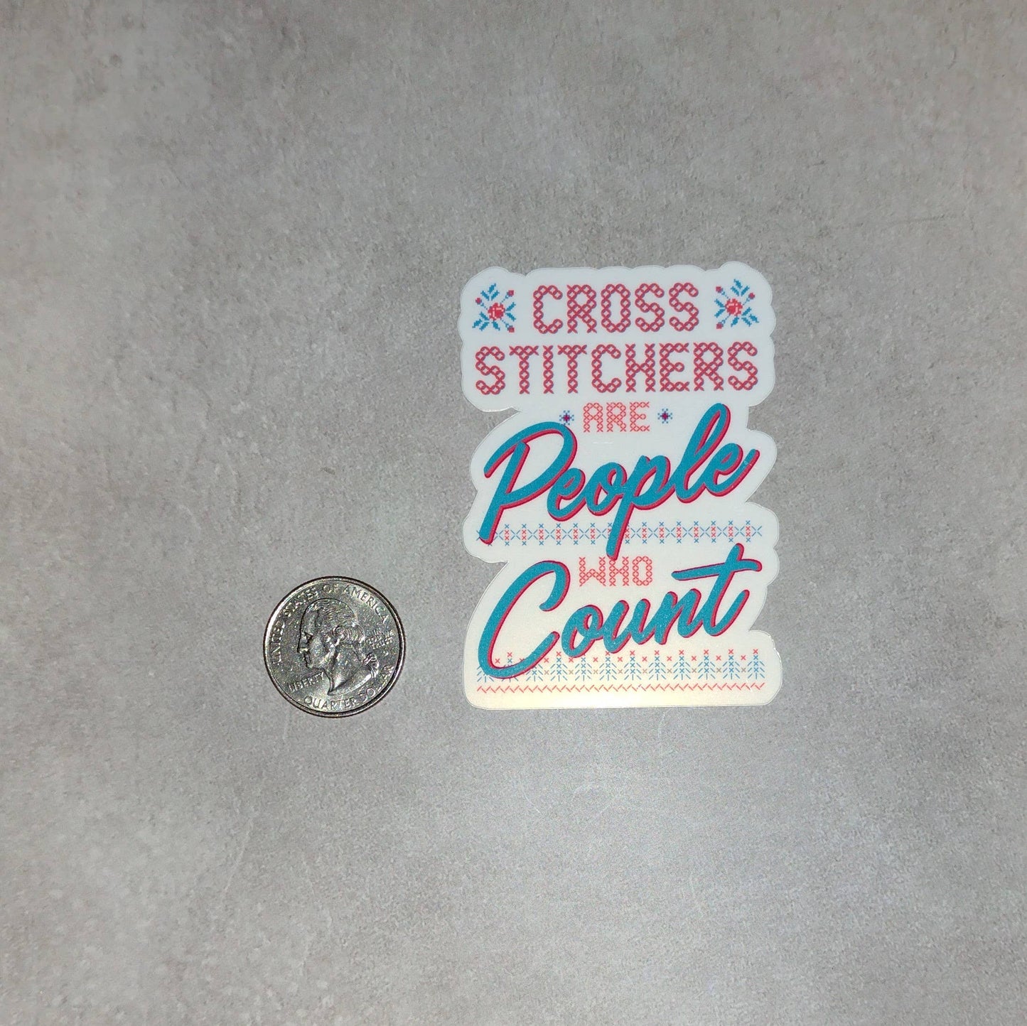 Cross Stitcher Sticker